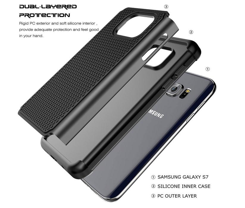 Samsung Galaxy s7 case three-piece heavy duty impact proof Rugged case cover Samsung Galaxy s7 case three-piece heavy duty impact proof Rugged case cover