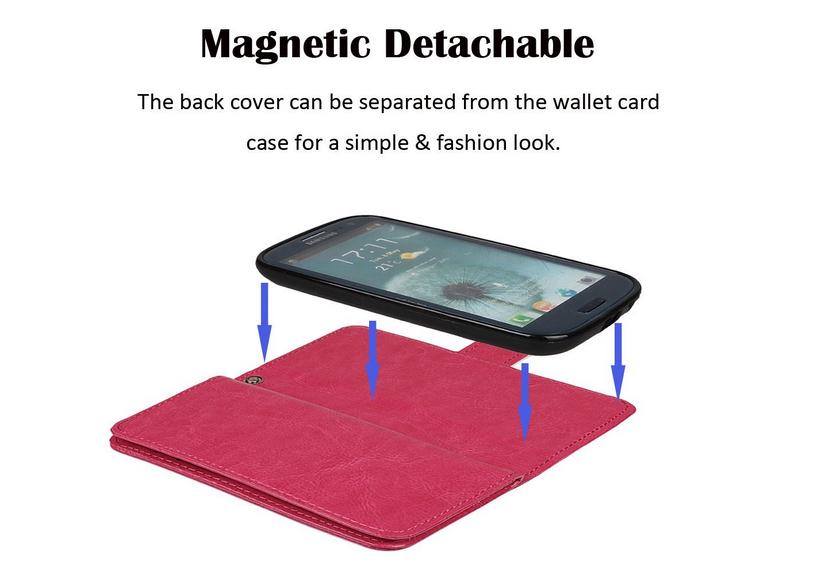 Galaxy S3 double wallet Full Cash leather detachable case Galaxy S3 double wallet Full Cash leather detachable case