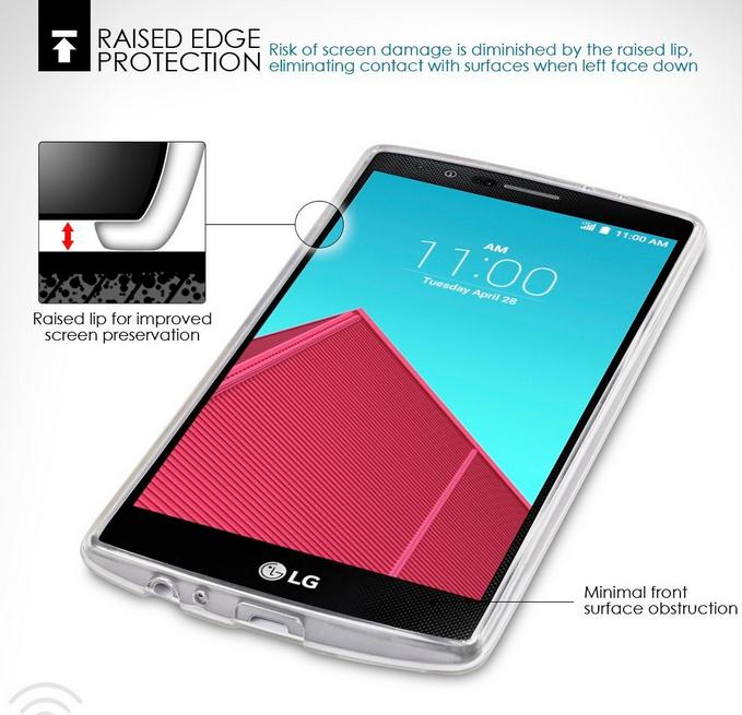 LG G4 Case Clear Gel Soft TPU Ultra Thin case