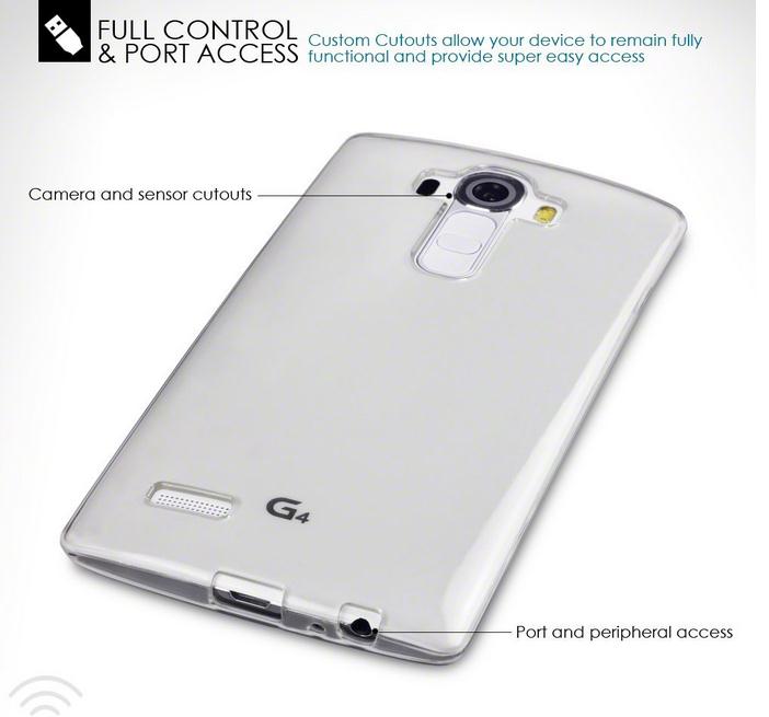 LG G4 Case Clear Gel Soft TPU Ultra Thin case