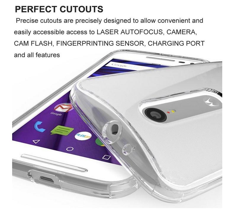 Motorola G3 Case MOTO G 3 LTE Clear Gel Soft TPU Ultra Thin case