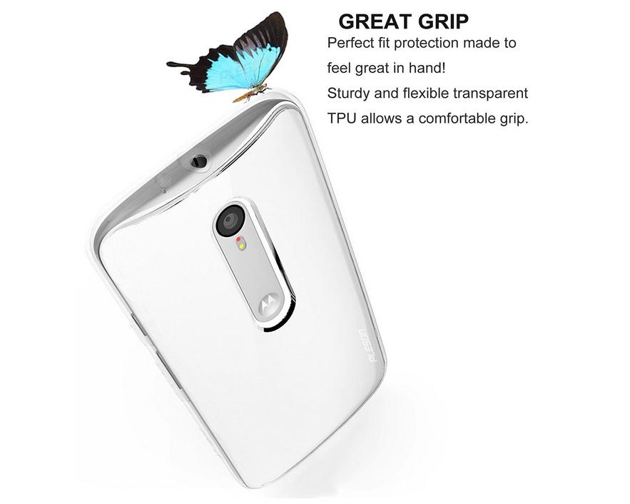 Motorola G3 Case MOTO G 3 LTE Clear Gel Soft TPU Ultra Thin case