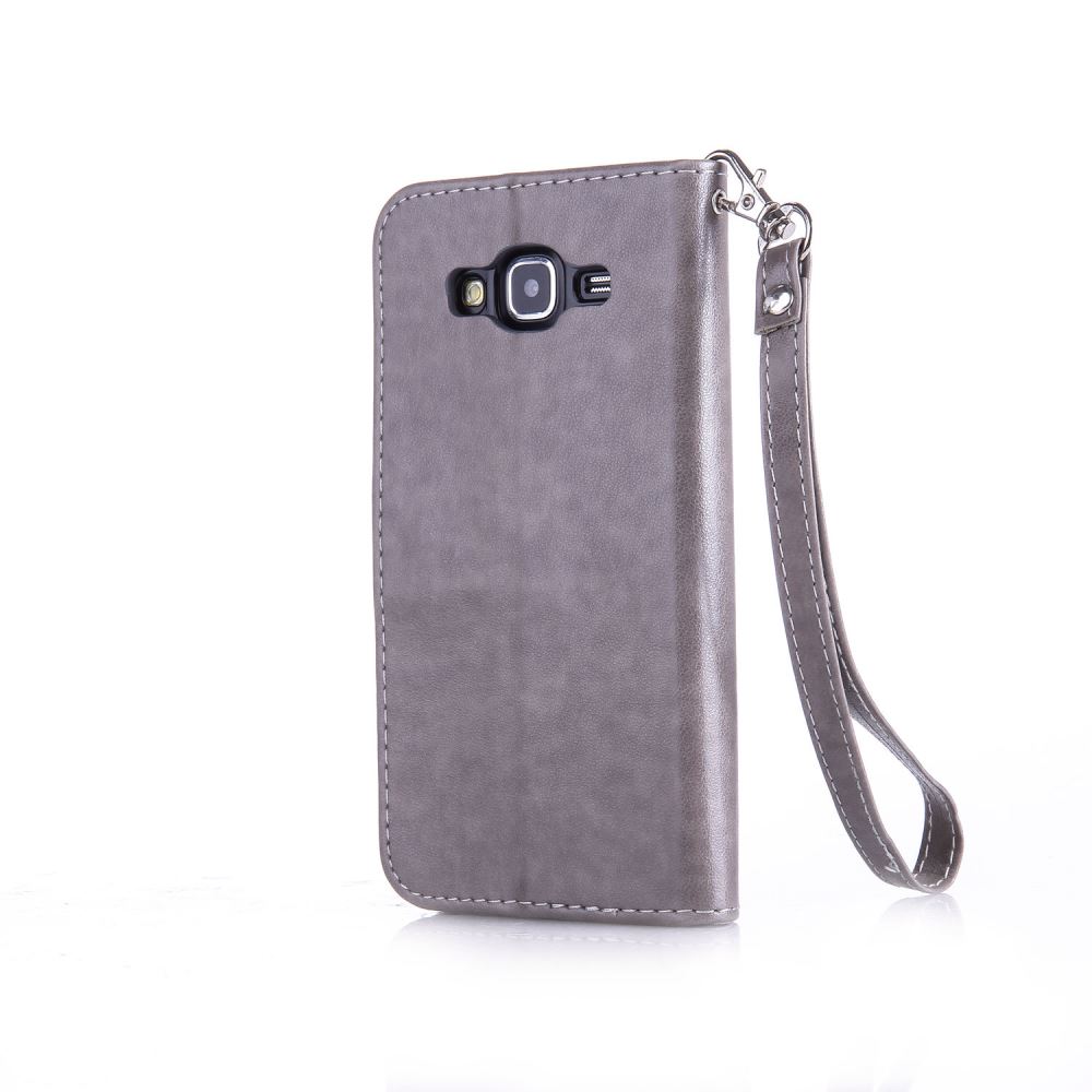 Galaxy J5 case ID leather full cash wallet case printed