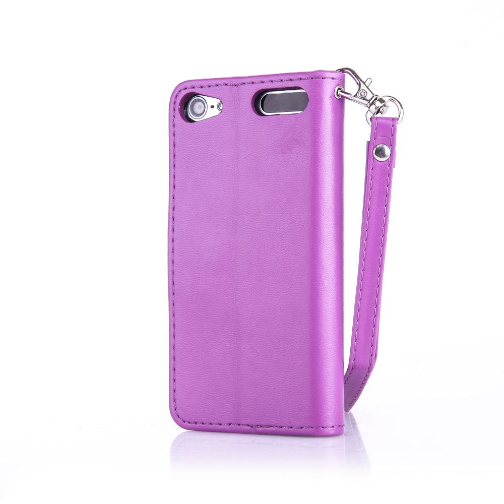 iPod Touch 6 leather full cash ID wallet case printed iPod Touch 6 leather full cash ID wallet case printed