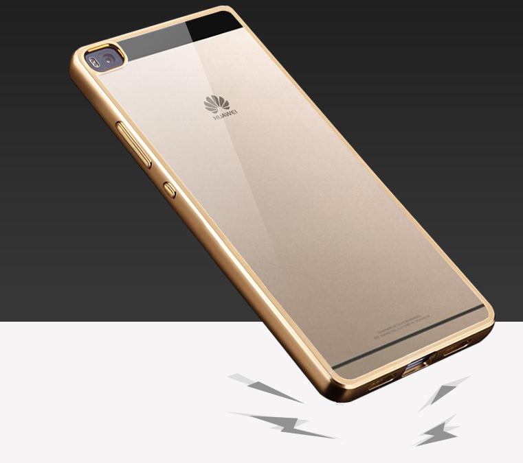 Huawei P8 case Glaring Slim Soft TPU Gel Plating Bumper cover case