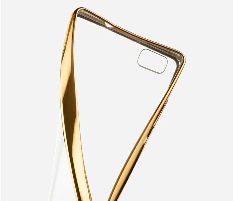 Huawei P8 case Glaring Slim Soft TPU Gel Plating Bumper cover case