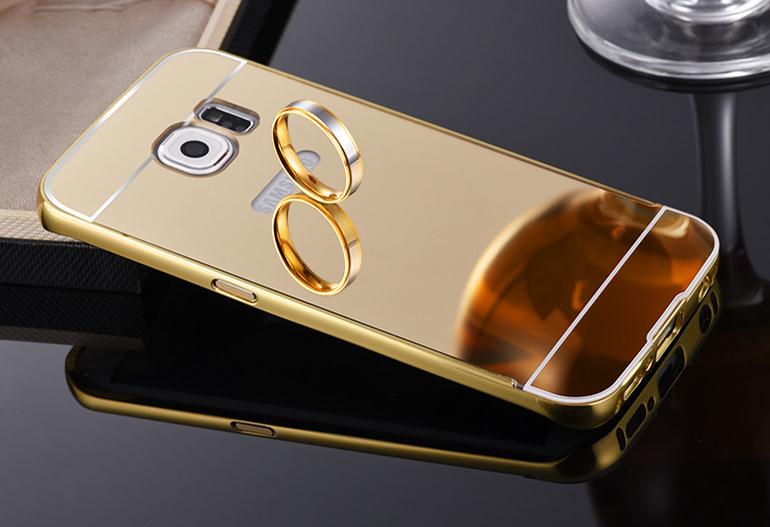 Galaxy S7 Slim Metal bumper with mirror back cover case Galaxy S7 Slim Metal bumper with mirror back cover case