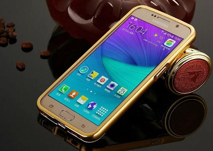 Galaxy S6 Slim Metal bumper with mirror back cover case Galaxy S6 Slim Metal bumper with mirror back cover case