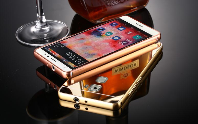 HUAWEI MATE S case Slim Metal bumper with mirror back cover case HUAWEI MATE S case Slim Metal bumper with mirror back cover case