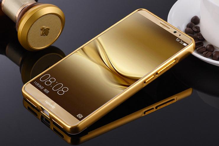 HUAWEI MATE 8 case Slim Metal bumper with mirror back cover case HUAWEI MATE 8 case Slim Metal bumper with mirror back cover case