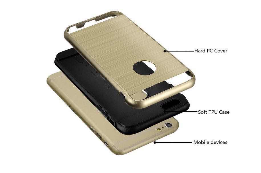 iPhone 7 Case impact proof armor hybrid brushed metal case iPhone 7 Case impact proof armor hybrid brushed metal case