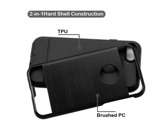 iPhone 7 Case impact proof armor hybrid brushed metal case iPhone 7 Case impact proof armor hybrid brushed metal case