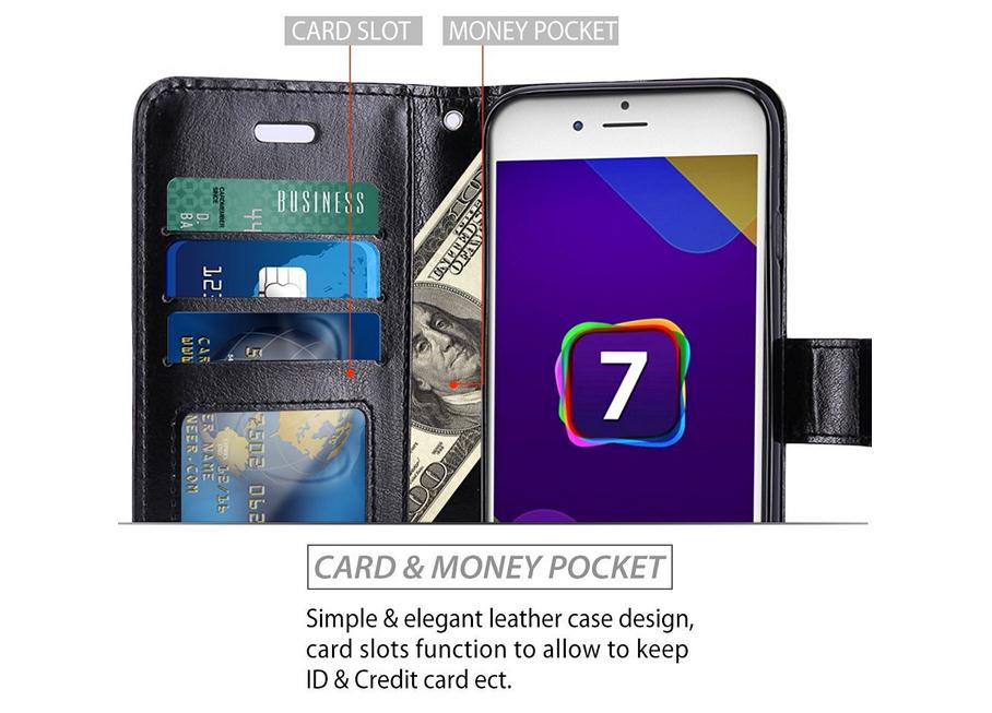 iPhone 7 Case vintage fine leather ID wallet case iPhone 7 Case vintage fine leather ID wallet case