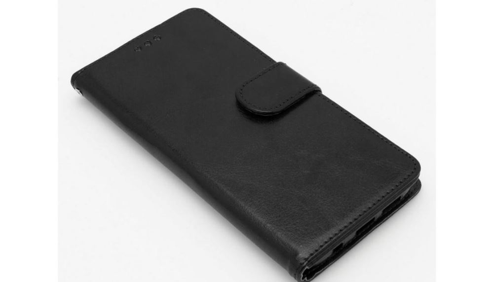 Galaxy S7 Vintage Fine Leather Wallet Case+combo - Black