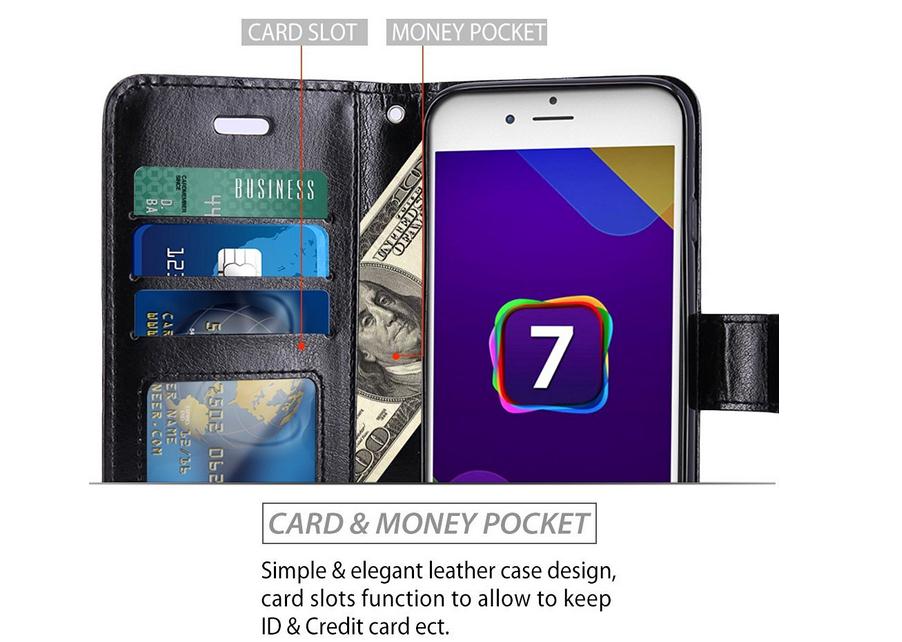 iPhone 7 Plus Case vintage fine leather ID wallet case iPhone 7 Plus Case vintage fine leather ID wallet case