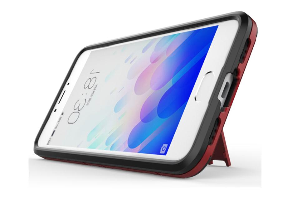 MEIZU M3S M3 Dual Defender Hybrid Kickstand Case