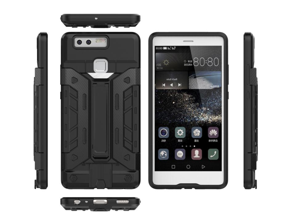 Huawei P9 Case Card Holder Hybrid Heavy Duty Kickstand Case Huawei P9 Case Card Holder Hybrid Heavy Duty Kickstand Case