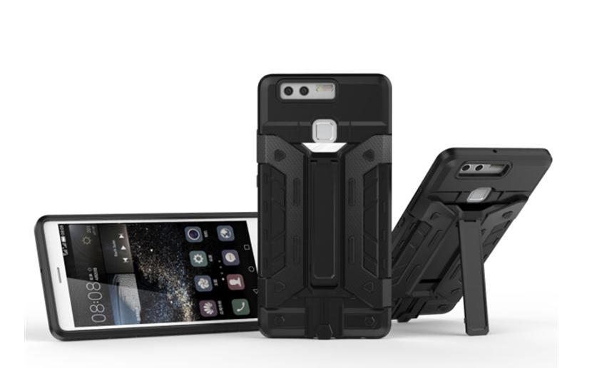 Huawei P9 Case Card Holder Hybrid Heavy Duty Kickstand Case Huawei P9 Case Card Holder Hybrid Heavy Duty Kickstand Case