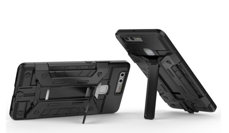 Huawei P9 Case Card Holder Hybrid Heavy Duty Kickstand Case Huawei P9 Case Card Holder Hybrid Heavy Duty Kickstand Case