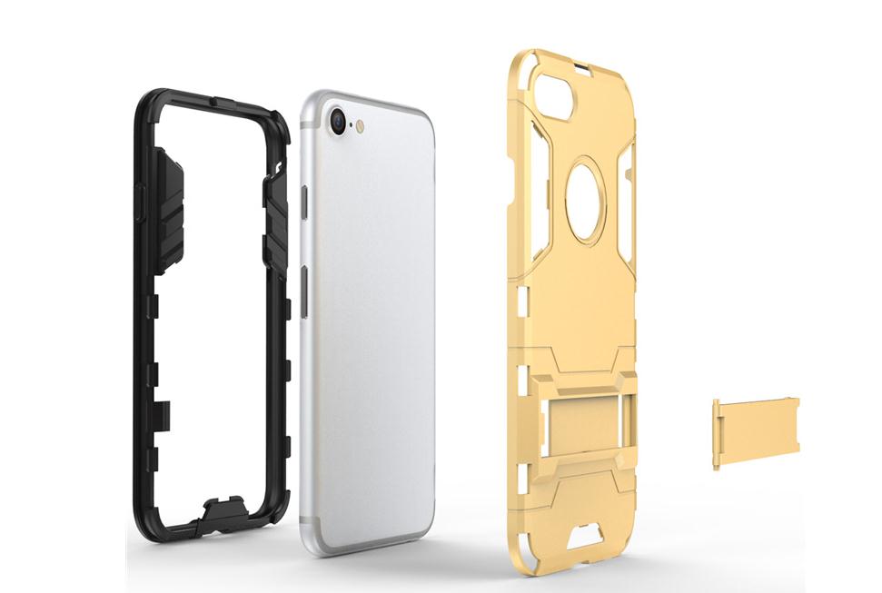 iPhone 7 Case Dual Layer Defender Slim Hybrid Kickstand Case iPhone 7 Case Dual Layer Defender Slim Hybrid Kickstand Case