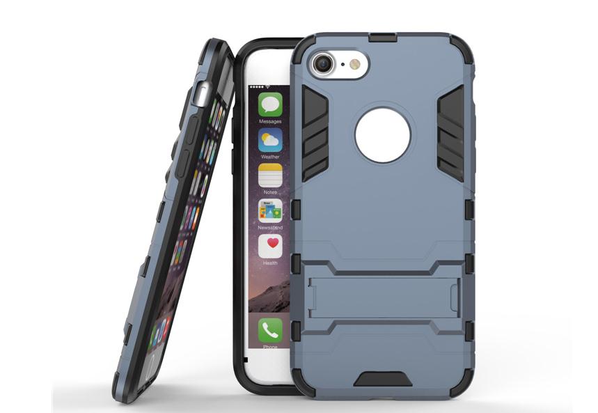 iPhone 7 Case Dual Layer Defender Slim Hybrid Kickstand Case