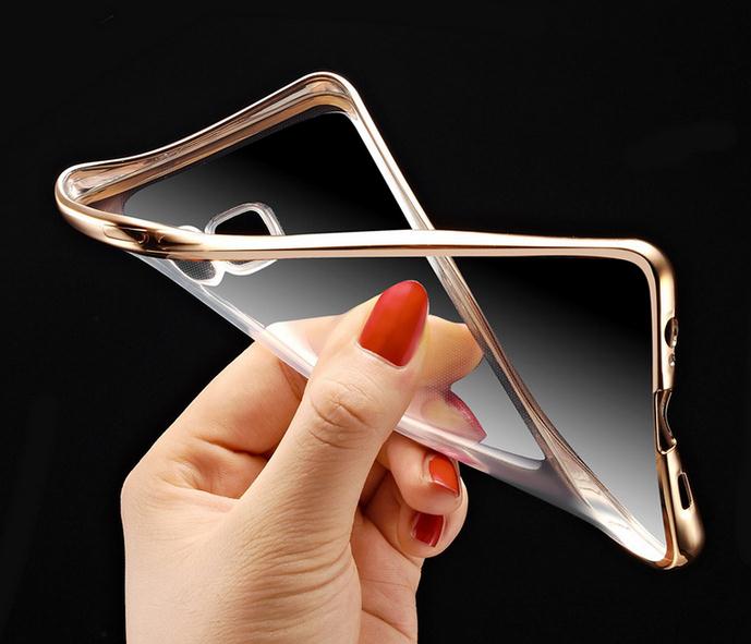 Galaxy S6 Edge case plating bumper with clear gel back cover case Galaxy S6 Edge case plating bumper with clear gel back cover case