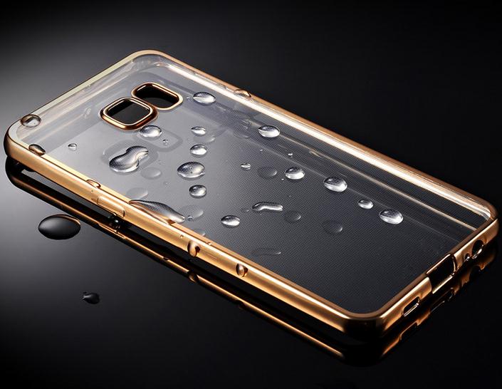 Galaxy S6 Edge case plating bumper with clear gel back cover case Galaxy S6 Edge case plating bumper with clear gel back cover case