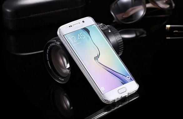 Galaxy s7 case 2 piece transparent full body protector case