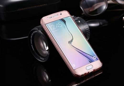 Galaxy s7 case 2 piece transparent full body protector case