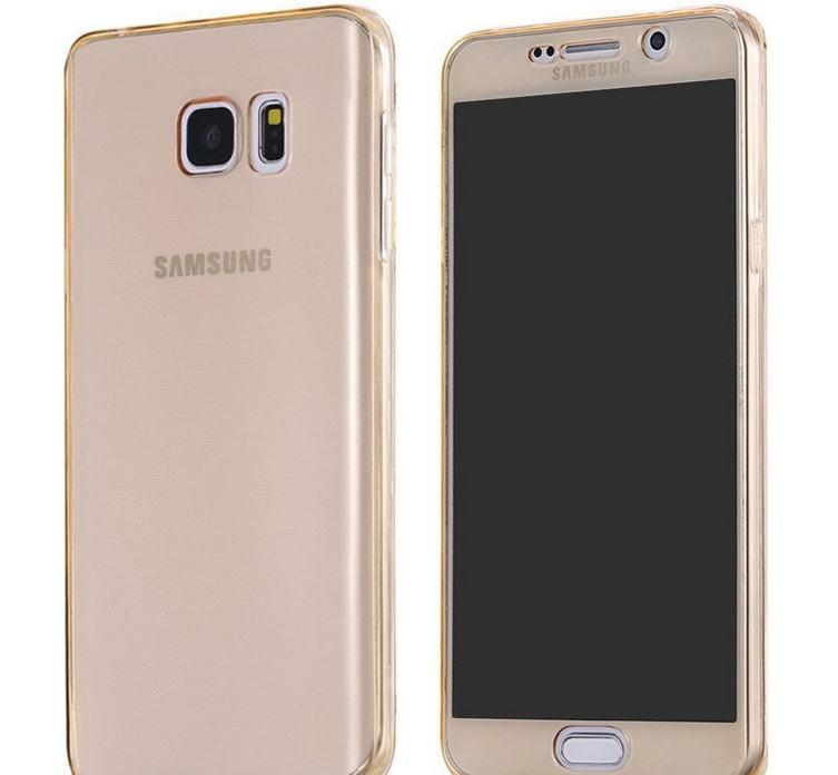 Galaxy s7 case 2 piece transparent full body protector case