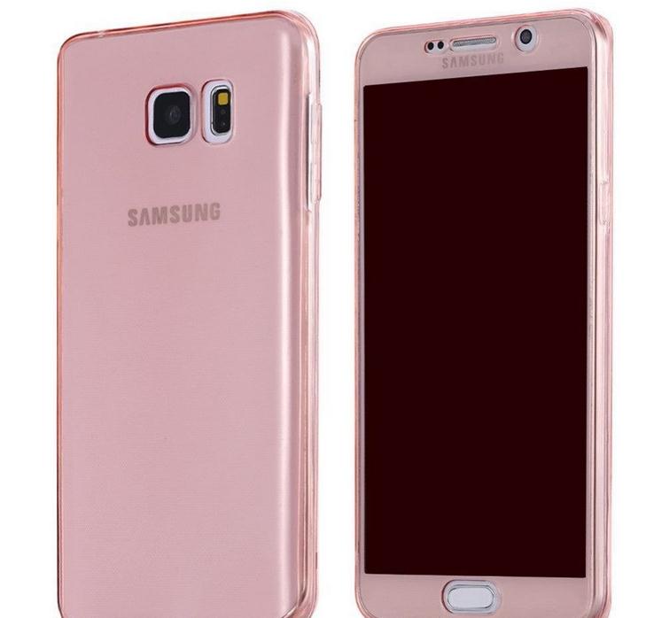 Galaxy s7 case 2 piece transparent full body protector case