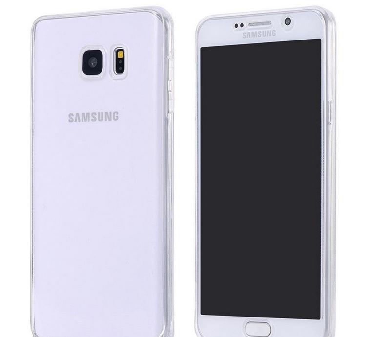 Galaxy s7 case 2 piece transparent full body protector case
