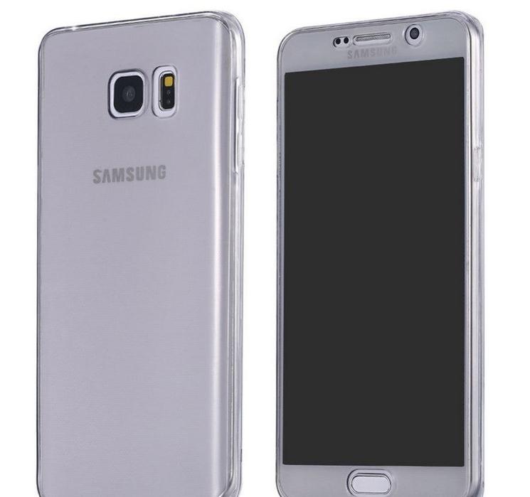 Galaxy s7 case 2 piece transparent full body protector case