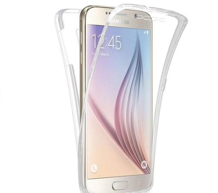 Galaxy s7 case 2 piece transparent full body protector case