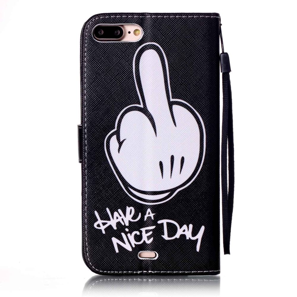 iPhone 7 Plus case wallet leather card holder cover case printed leather iPhone 7 Plus case wallet leather card holder cover case printed leather