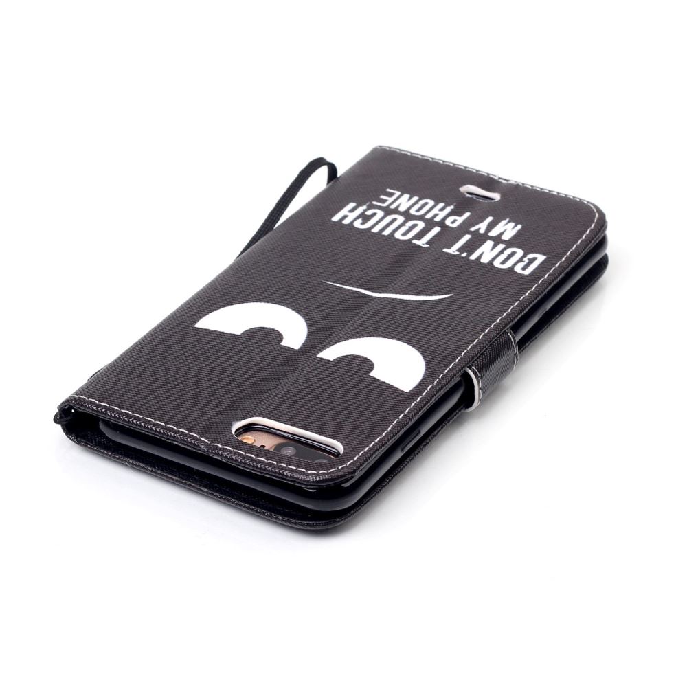 iPhone 7 Plus case wallet leather card holder cover case printed leather