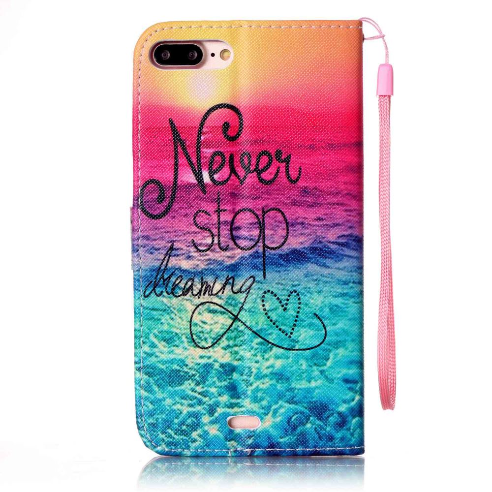 iPhone 7 Plus case wallet leather card holder cover case printed leather iPhone 7 Plus case wallet leather card holder cover case printed leather
