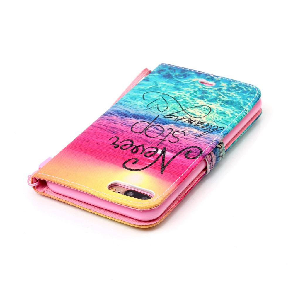 iPhone 7 Plus case wallet leather card holder cover case printed leather iPhone 7 Plus case wallet leather card holder cover case printed leather