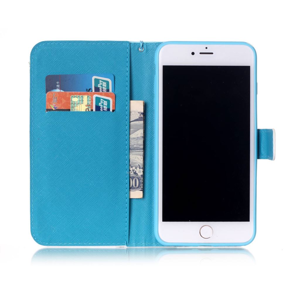 iPhone 7 Plus case wallet leather card holder cover case printed leather iPhone 7 Plus case wallet leather card holder cover case printed leather