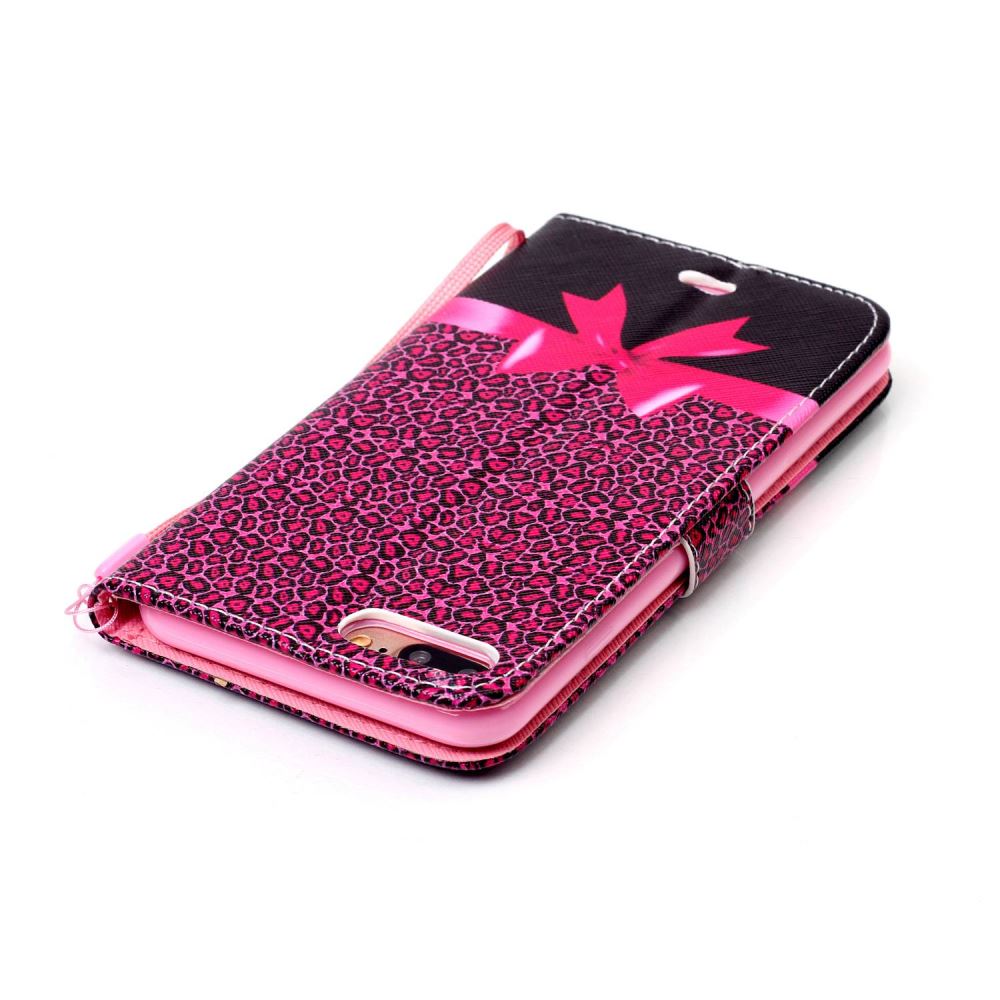 iPhone 7 Plus case wallet leather card holder cover case printed leather
