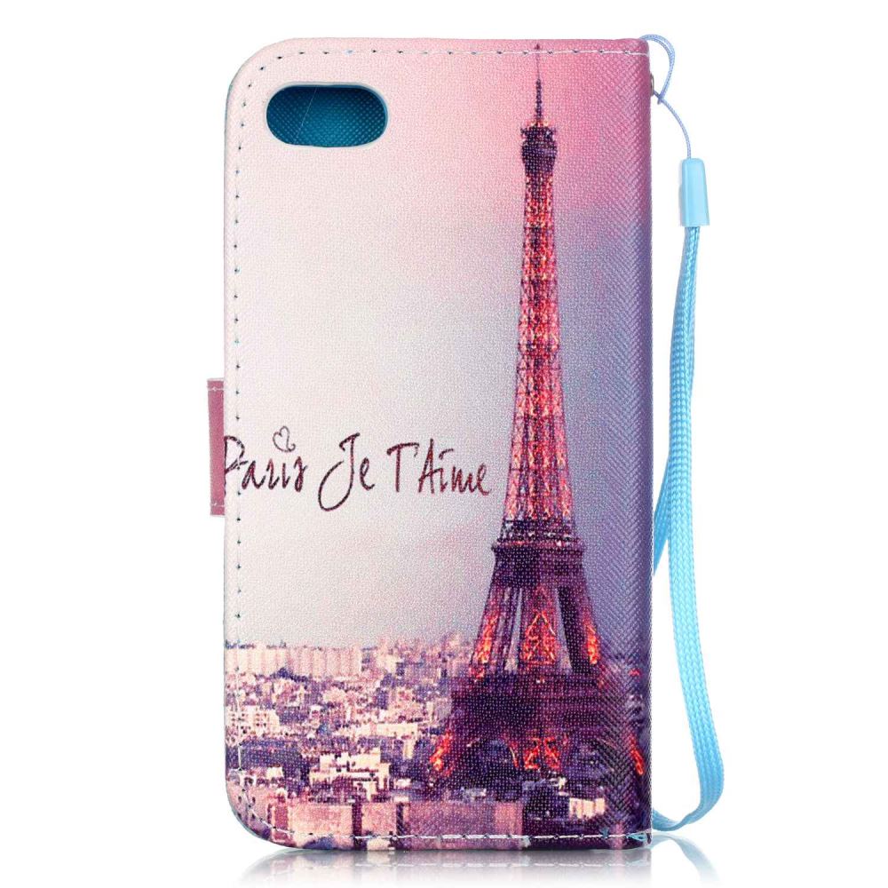 iPhone 7 case wallet leather card holder cover case printed leather