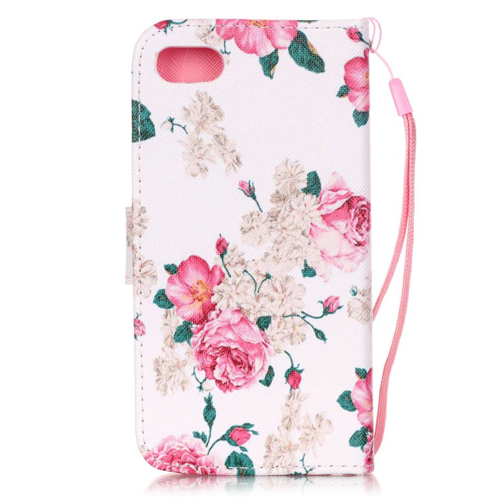 iPhone 7 case wallet leather card holder cover case printed leather