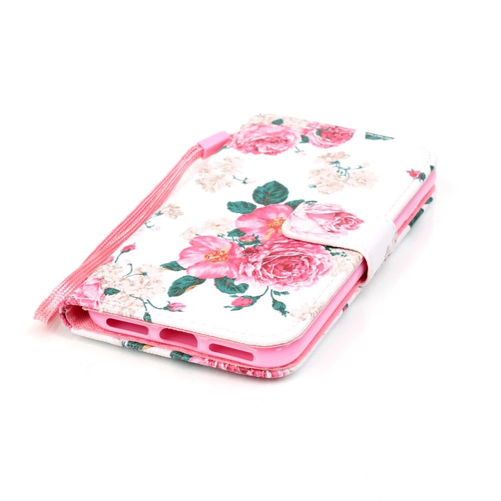 iPhone 7 case wallet leather card holder cover case printed leather