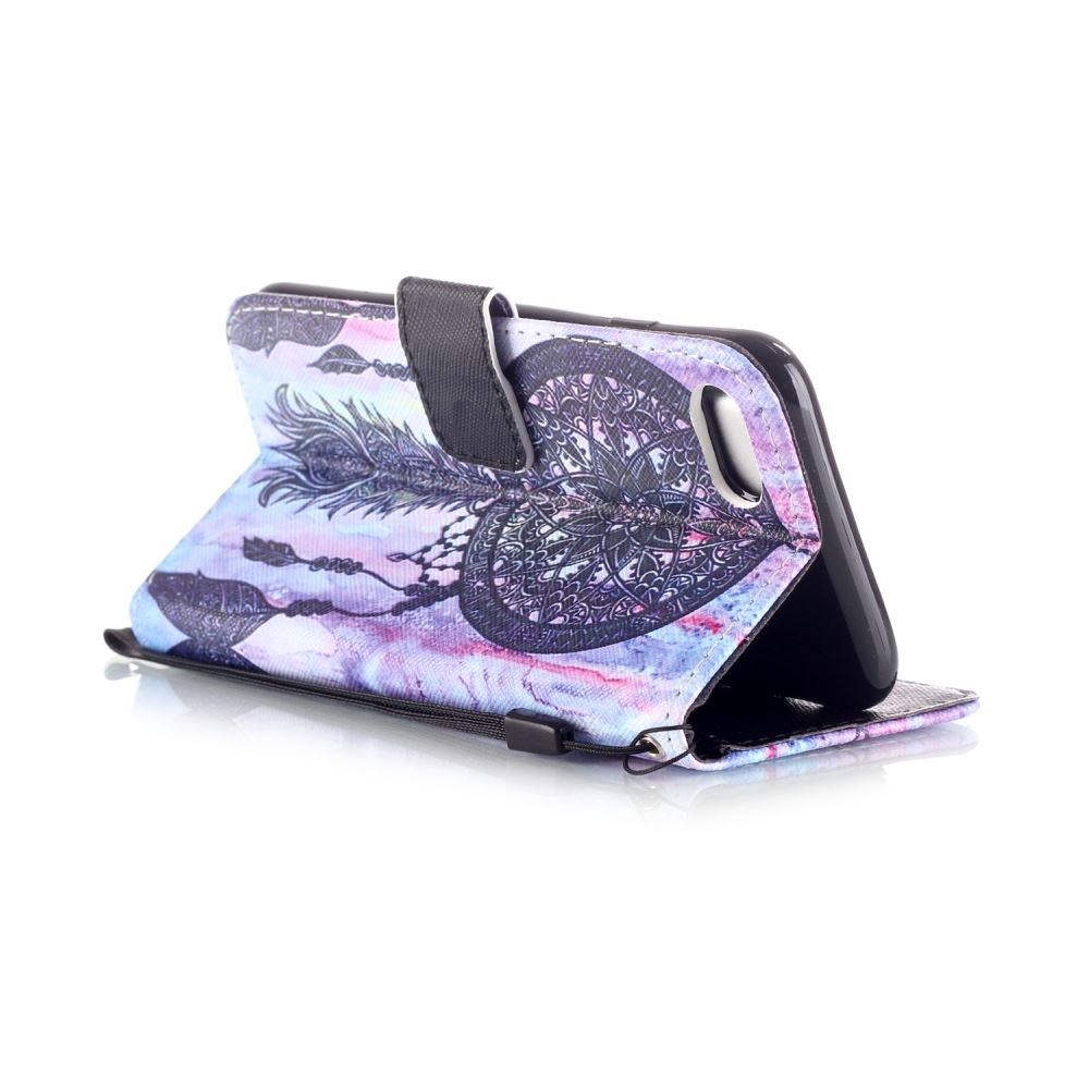 iPhone 7 case wallet leather card holder cover case printed leather