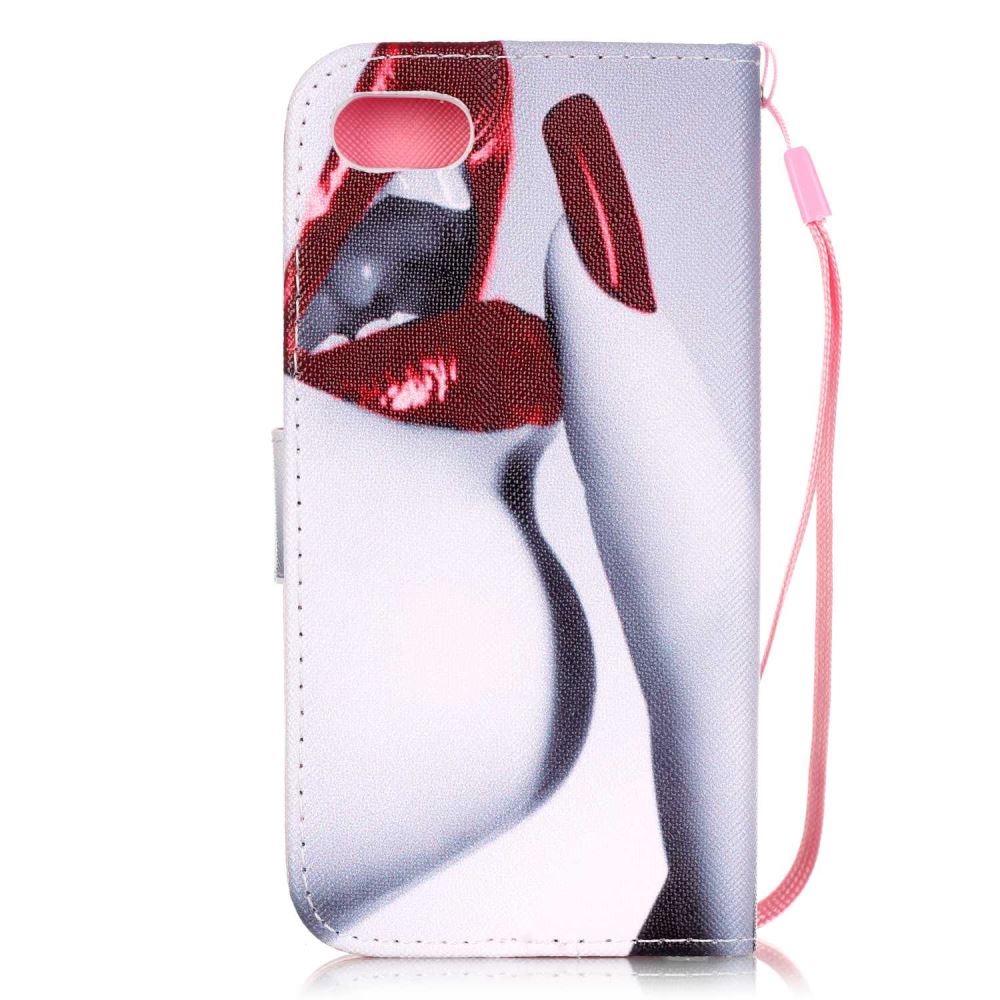 iPhone 7 case wallet leather card holder cover case printed leather