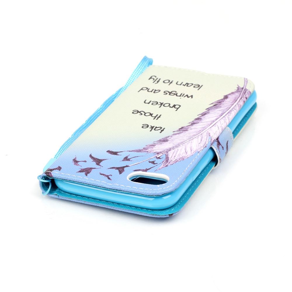 iPhone 7 case wallet leather card holder cover case printed leather
