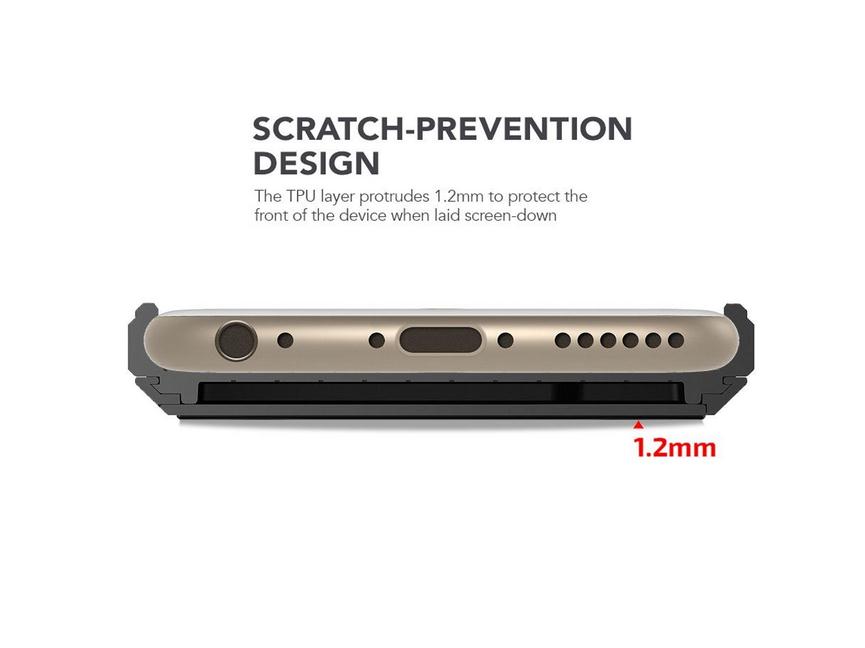 iPhone 7 Plus case impact proof hybrid dual layer card holder cover case