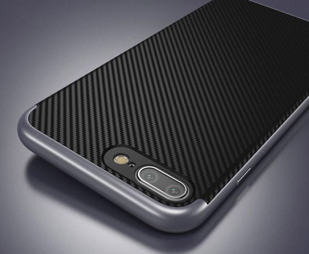 iPhone 7 Plus case Carbon Fibre with Bumper Case iPhone 7 Plus case Carbon Fibre with Bumper Case