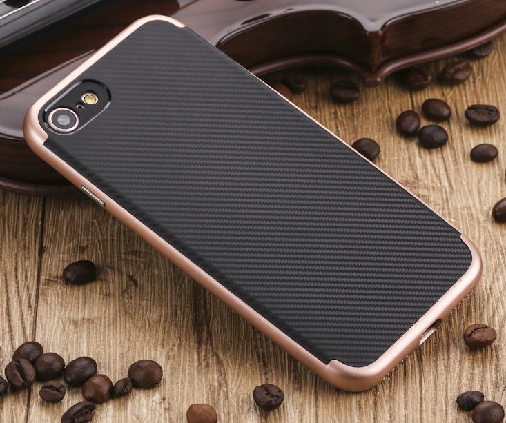 iPhone 7 case Carbon Fibre with Bumper Case+Screen protector+Pen
