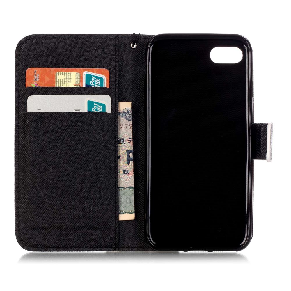 iPhone 7 case wallet leather card holder cover case printed leather